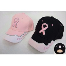 36 pc Lot HOPE BELIEVE BREAST CANCER AWARENESS Curved Bill Baseball Hats   eb-11119506